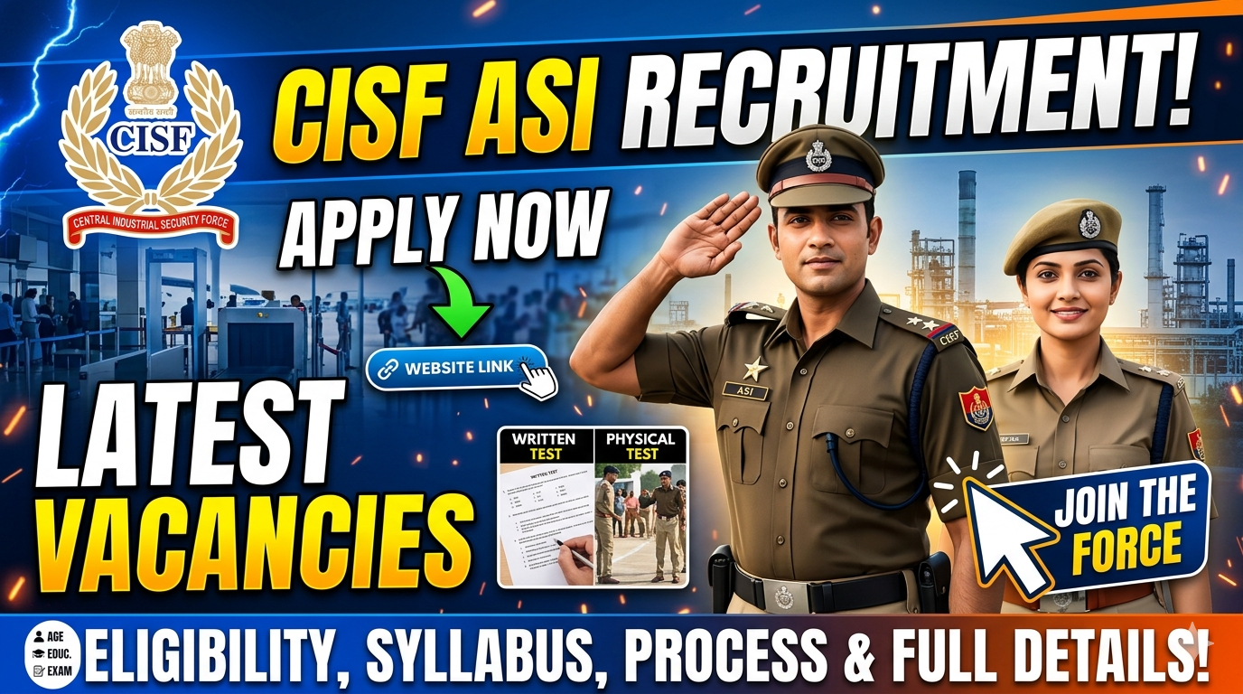 CISF ASI Jobs 2026